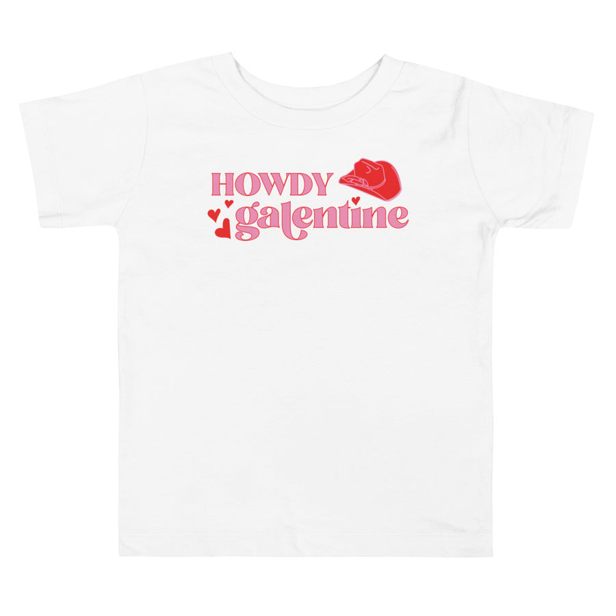 Howdy Galentine Toddler Tee
