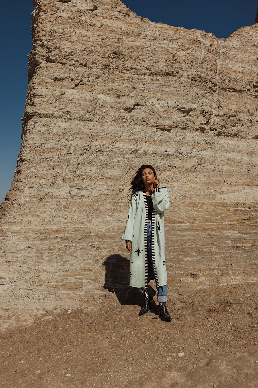 Hearts On Fire Maxi Cardigan