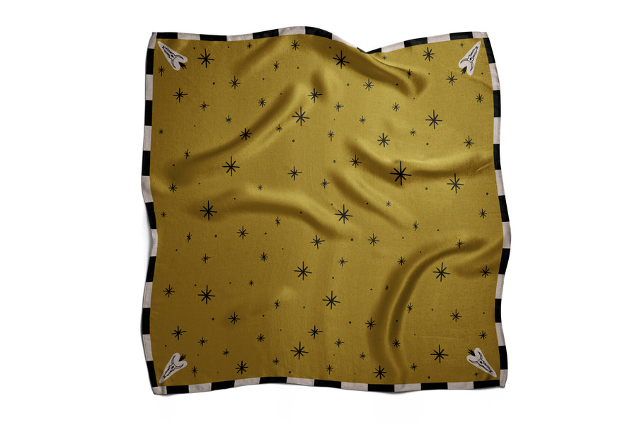 Gold Skull Wild Rag