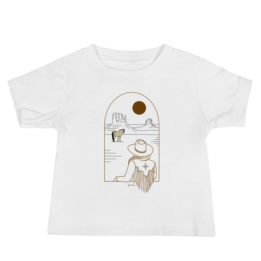 Lost Pony White Baby Tee